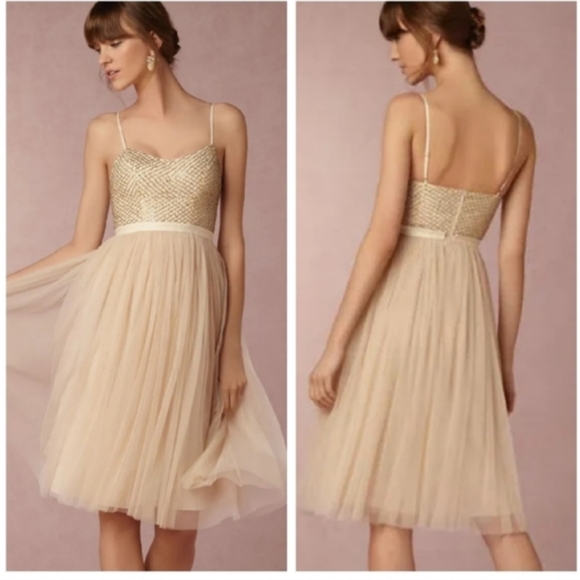 Needle & Thread Dresses & Skirts - Needle & Thread Coppelia Embellished Ballet Tulle Dress - Natural Lyst
